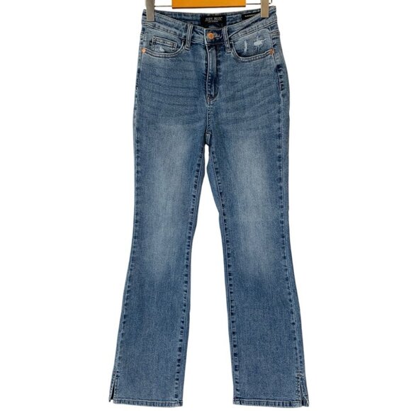 Judy Blue Slim Bootcut Jeans Womens 27 Blue Medium Wash - Picture 7 of 7